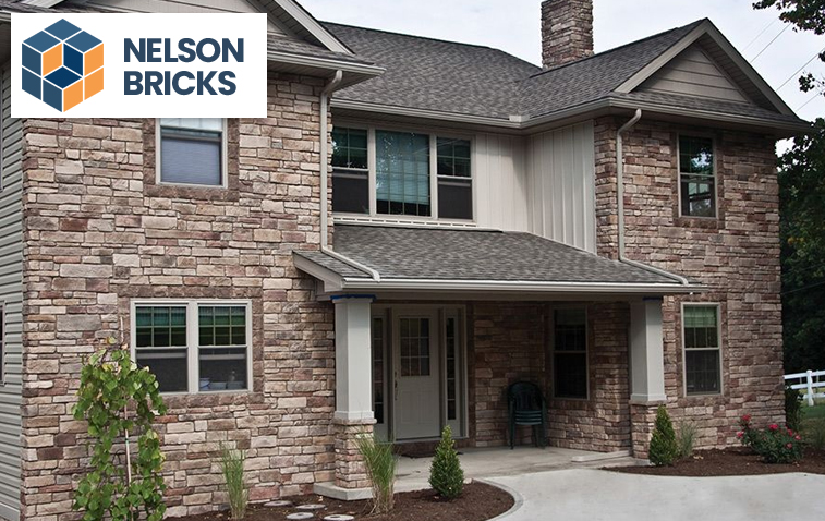 Elegant house exterior with durable stone siding showcasing timeless charm.